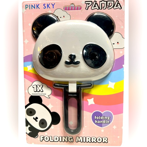 Panda Bear Beauty Bundle Qty 7 Forever 21 Pink Sky Mirror Brush Wash Eye Pads - Picture 4 of 15